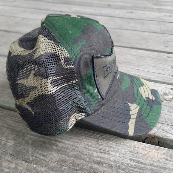 Budweiser camouflage print snapback trucker hat - Picture 4 of 11